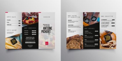 trifold brochure mockup template